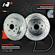 APBRPS1311 6 Pcs Rear Drilled Rotors & Ceramic Brake Pads