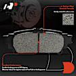APBRPS1311 6 Pcs Rear Drilled Rotors & Ceramic Brake Pads