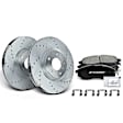 APBRPS152 Front Drilled Rotors & Ceramic Brake Pads
