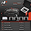 APBRPS153PG Front & Rear Drilled Rotors & Ceramic Brake Pads