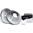 APBRPS166 Front Drilled Rotors & Ceramic Brake Pads