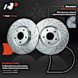 APBRPS173 Front Drilled Rotors & Ceramic Brake Pads