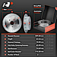 APBRPS175 Rear Drilled Rotors & Ceramic Brake Pads