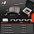 APBRPS187 Front & Rear Drilled Rotors & Ceramic Brake Pads