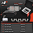 APBRPS187 Front & Rear Drilled Rotors & Ceramic Brake Pads