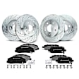 APBRPS192PG Front & Rear Drilled Rotors & Ceramic Brake Pads