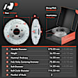 APBRPS192PG Front & Rear Drilled Rotors & Ceramic Brake Pads
