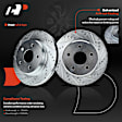 APBRPS220 Front Drilled Rotors & Ceramic Brake Pads