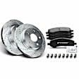 APBRPS221 Front Drilled Rotors & Ceramic Brake Pads