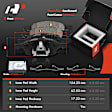 APBRPS231 Front & Rear Drilled Rotors & Ceramic Brake Pads