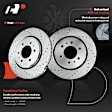 APBRPS234 Front Drilled Rotors & Ceramic Brake Pads