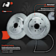 APBRPS235 Rear Drilled Rotors & Ceramic Brake Pads