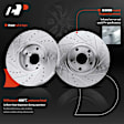 APBRPS247 Front Drilled Rotors & Ceramic Brake Pads