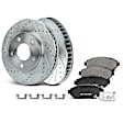 APBRPS261 Front Drilled Rotors & Ceramic Brake Pads