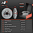 APBRPS261 Front Drilled Rotors & Ceramic Brake Pads