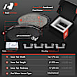 APBRPS261 Front Drilled Rotors & Ceramic Brake Pads