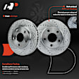 APBRPS261 Front Drilled Rotors & Ceramic Brake Pads