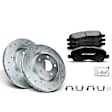 APBRPS262 Front Drilled Rotors & Ceramic Brake Pads