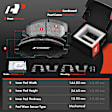APBRPS262 Front Drilled Rotors & Ceramic Brake Pads