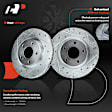 APBRPS262 Front Drilled Rotors & Ceramic Brake Pads