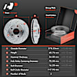 APBRPS264 Front Drilled Rotors & Ceramic Brake Pads