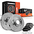 APBRPS267 Front Drilled Rotors & Ceramic Brake Pads