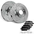 APBRPS267 Front Drilled Rotors & Ceramic Brake Pads