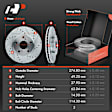 APBRPS267 Front Drilled Rotors & Ceramic Brake Pads
