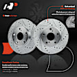 APBRPS267 Front Drilled Rotors & Ceramic Brake Pads