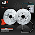 APBRPS268 Front Drilled Rotors & Ceramic Brake Pads