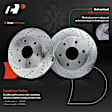 APBRPS269 Front Drilled Rotors & Ceramic Brake Pads