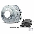 APBRPS272 Front Drilled Rotors & Ceramic Brake Pads