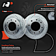 APBRPS272 Front Drilled Rotors & Ceramic Brake Pads