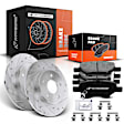 APBRPS274 Rear Drilled Rotors & Ceramic Brake Pads