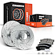 APBRPS277 Front Drilled Rotors & Ceramic Brake Pads
