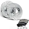 APBRPS277 Front Drilled Rotors & Ceramic Brake Pads