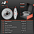 APBRPS277 Front Drilled Rotors & Ceramic Brake Pads