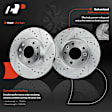 APBRPS277 Front Drilled Rotors & Ceramic Brake Pads