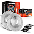 APBRPS280 Rear Drilled Rotors & Ceramic Brake Pads