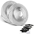 APBRPS280 Rear Drilled Rotors & Ceramic Brake Pads