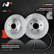 APBRPS280 Rear Drilled Rotors & Ceramic Brake Pads