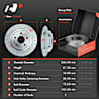 APBRPS285 Front & Rear Drilled Rotors & Ceramic Brake Pads