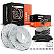 APBRPS287 Front Drilled Rotors & Ceramic Brake Pads