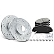 APBRPS287 Front Drilled Rotors & Ceramic Brake Pads