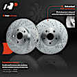 APBRPS289 Front Drilled Rotors & Ceramic Brake Pads