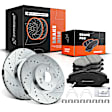 APBRPS291 Front Drilled Rotors & Ceramic Brake Pads