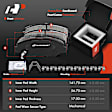 APBRPS291 Front Drilled Rotors & Ceramic Brake Pads