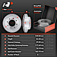 APBRPS295PG Front & Rear Drilled Rotors & Ceramic Brake Pads