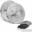 APBRPS298 Front Drilled Rotors & Ceramic Brake Pads