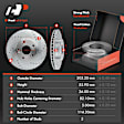 APBRPS298 Front Drilled Rotors & Ceramic Brake Pads